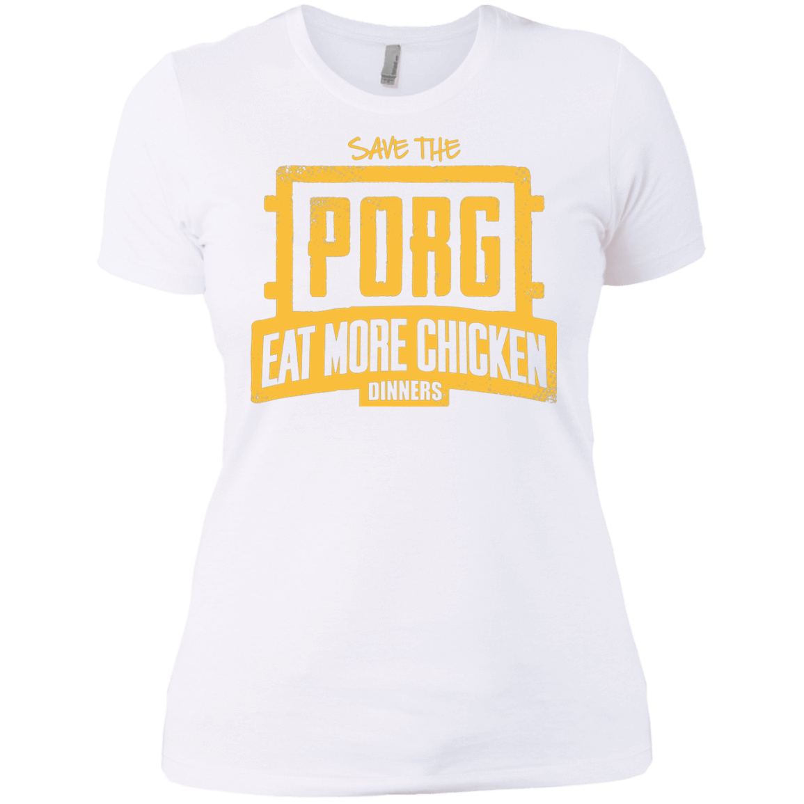 T-Shirts White / X-Small Eat More Chicken Women's Premium T-Shirt
