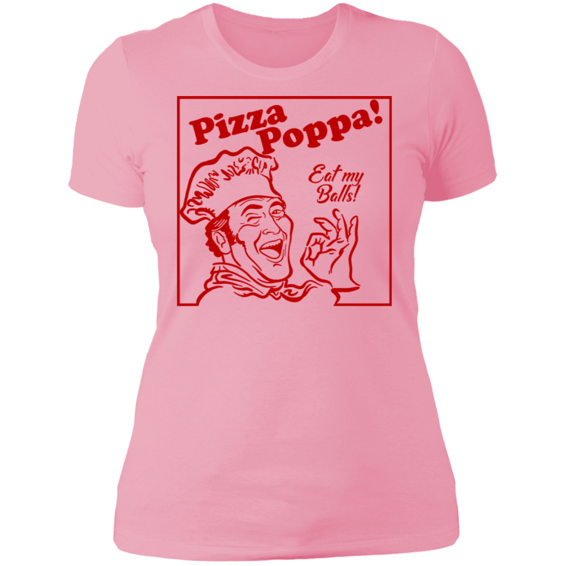 T-Shirts Light Pink / S Eat my Pizza Balls Women's Premium T-Shirt