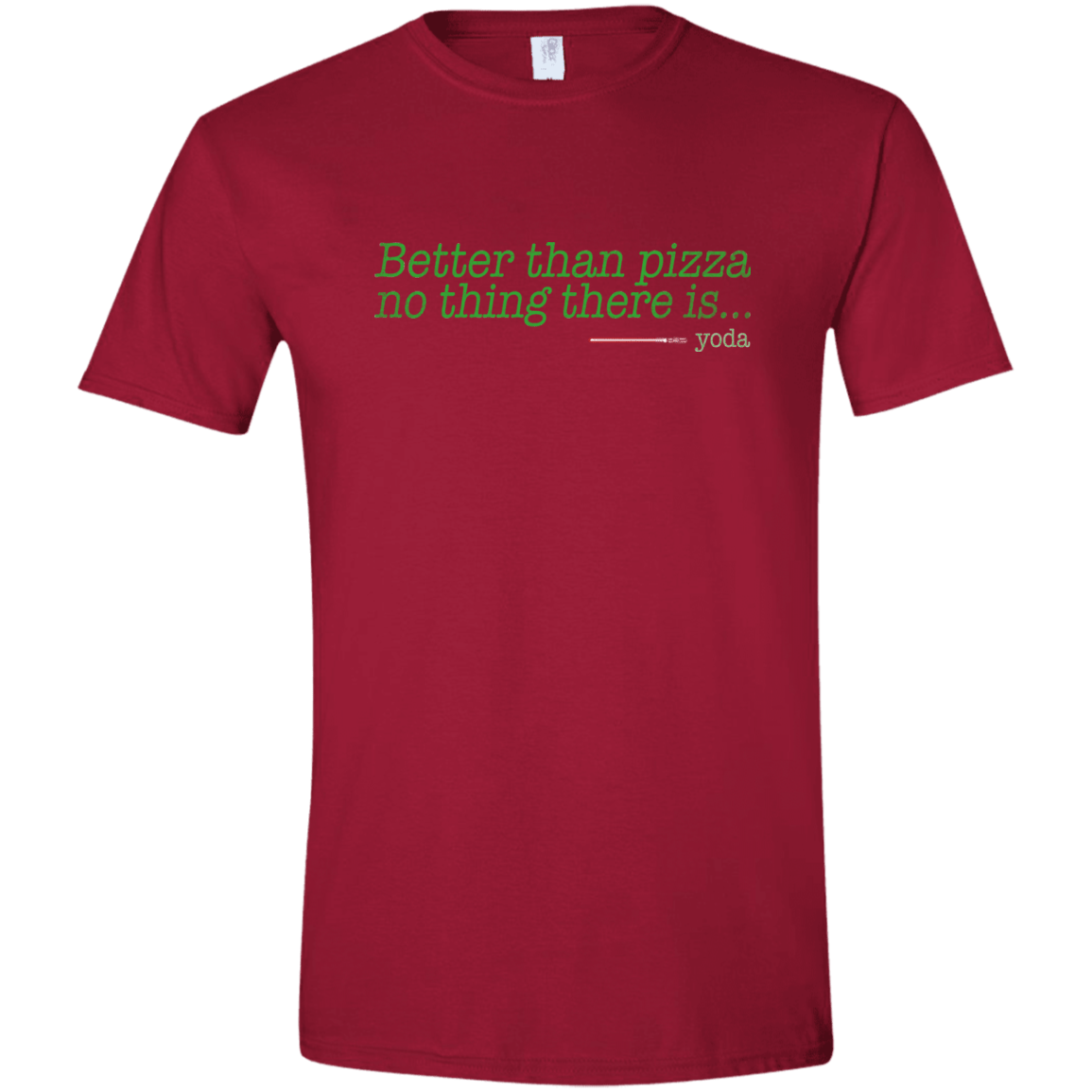 T-Shirts Cardinal Red / S Eat pizza, You must Men's Semi-Fitted Softstyle