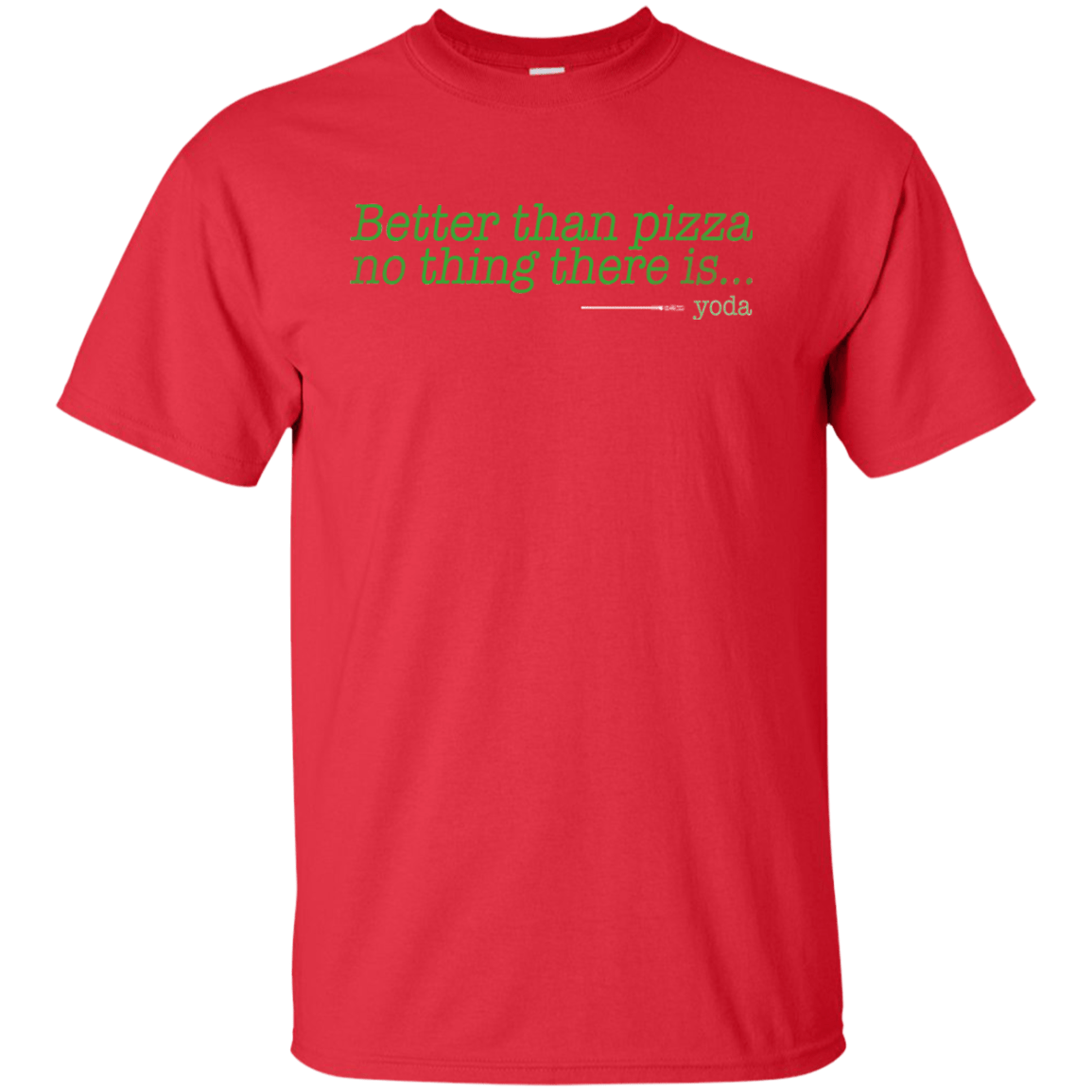 T-Shirts Red / XLT Eat pizza, You must Tall T-Shirt