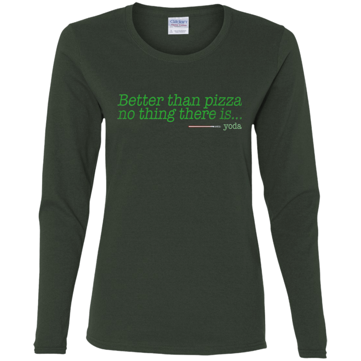 T-Shirts Forest / S Eat pizza, You must Women's Long Sleeve T-Shirt