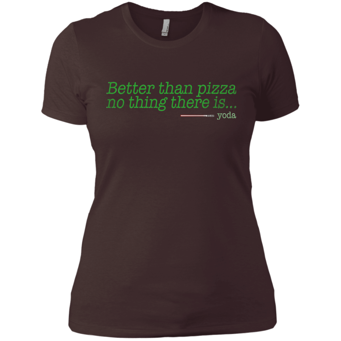 T-Shirts Dark Chocolate / X-Small Eat pizza, You must Women's Premium T-Shirt