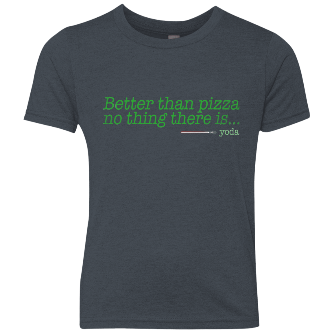 T-Shirts Vintage Navy / YXS Eat pizza, You must Youth Triblend T-Shirt