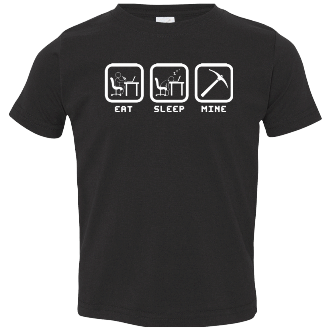 T-Shirts Black / 2T Eat Sleep Mine Toddler Premium T-Shirt