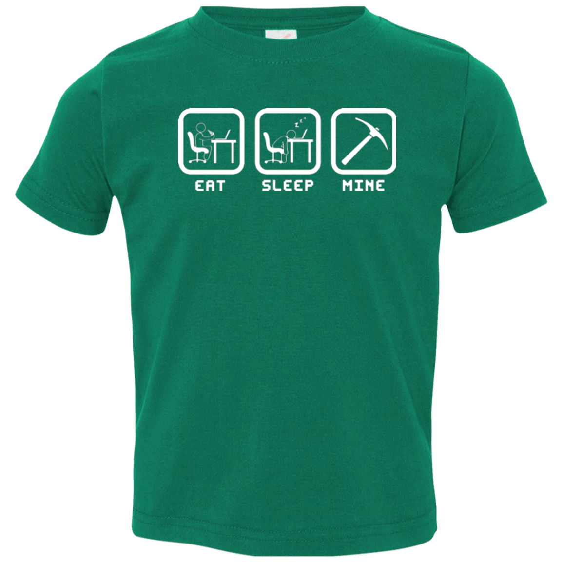 T-Shirts Kelly / 2T Eat Sleep Mine Toddler Premium T-Shirt