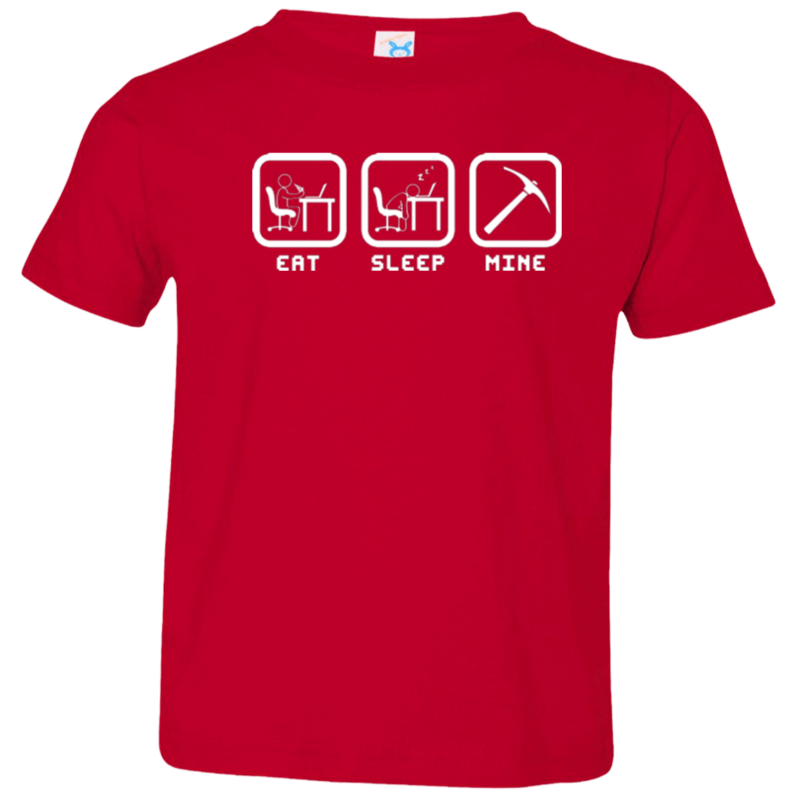T-Shirts Red / 2T Eat Sleep Mine Toddler Premium T-Shirt
