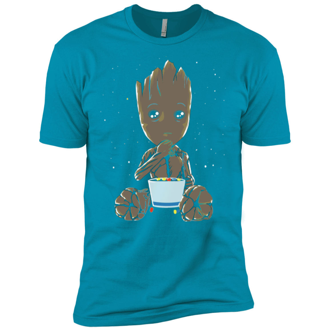 T-Shirts Turquoise / X-Small Eating Candies Men's Premium T-Shirt