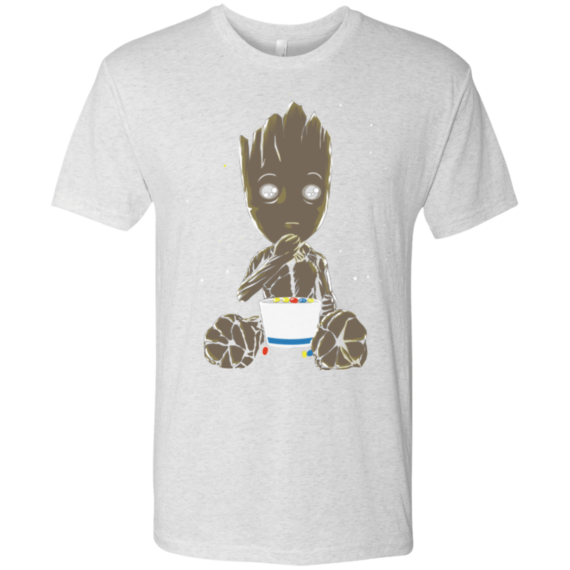 T-Shirts Heather White / Small Eating Candies Men's Triblend T-Shirt