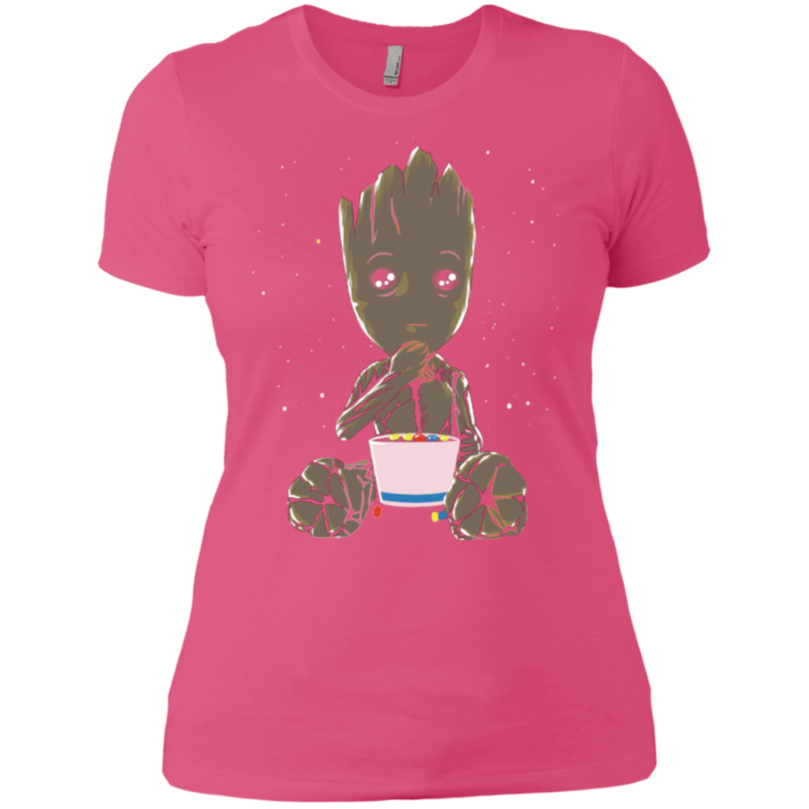 T-Shirts Hot Pink / X-Small Eating Candies Women's Premium T-Shirt