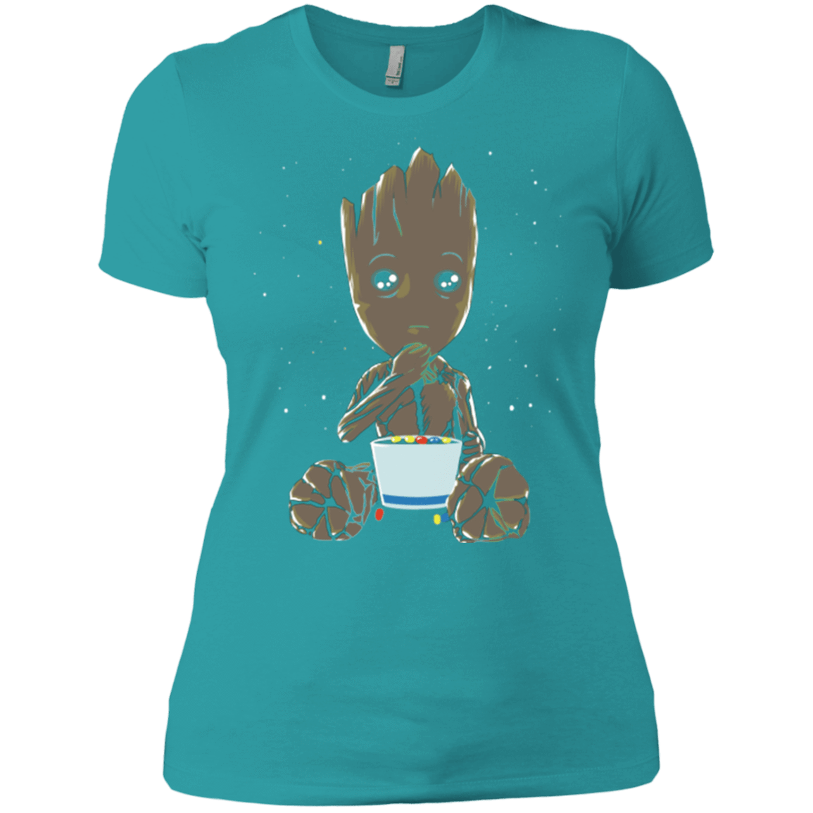 T-Shirts Tahiti Blue / X-Small Eating Candies Women's Premium T-Shirt