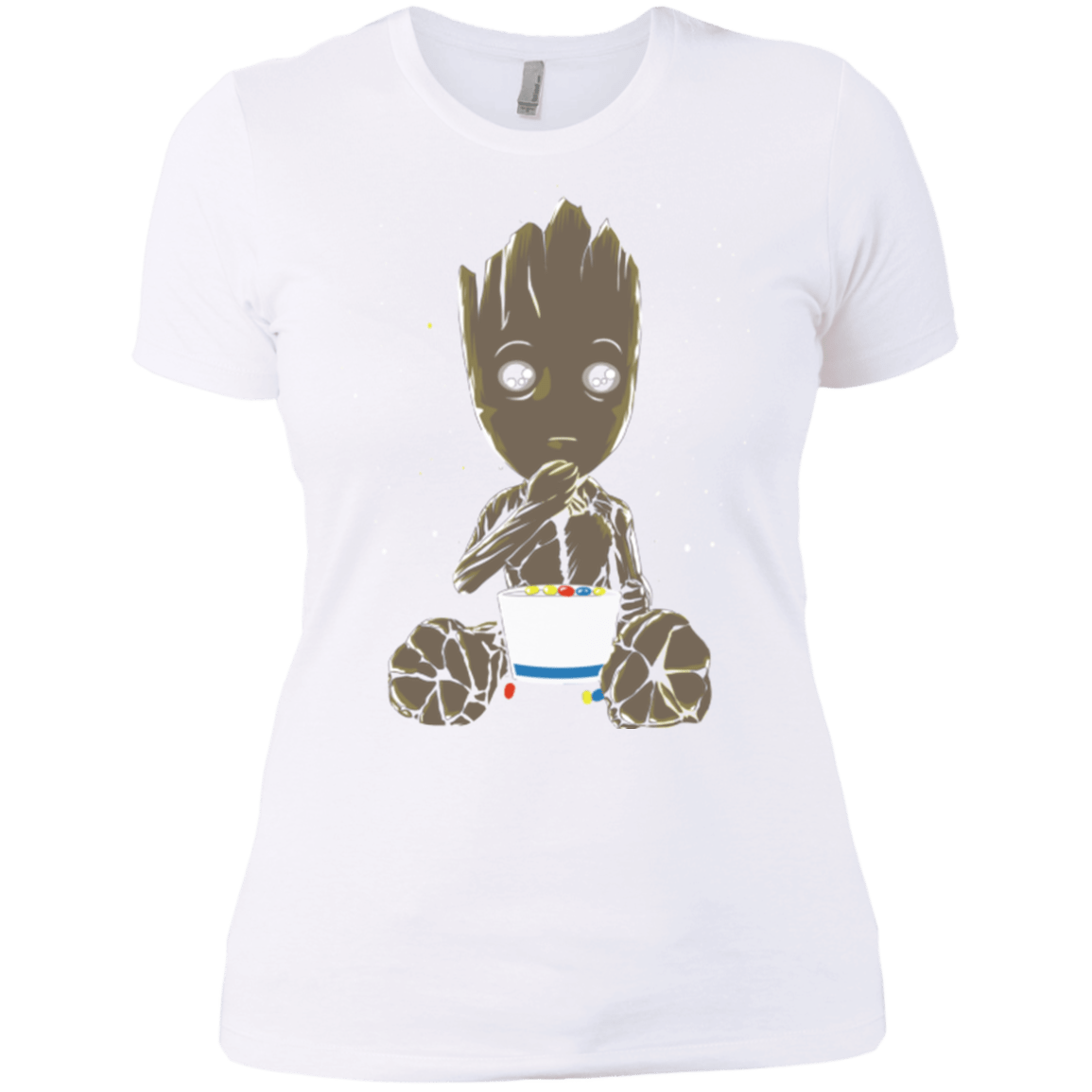 T-Shirts White / X-Small Eating Candies Women's Premium T-Shirt