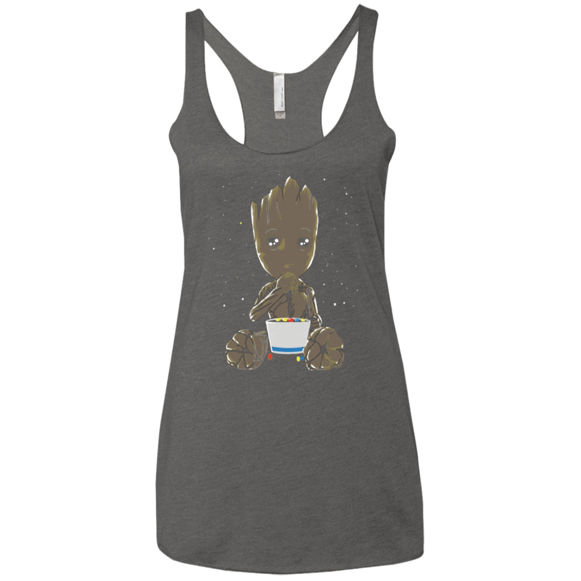 T-Shirts Premium Heather / X-Small Eating Candies Women's Triblend Racerback Tank