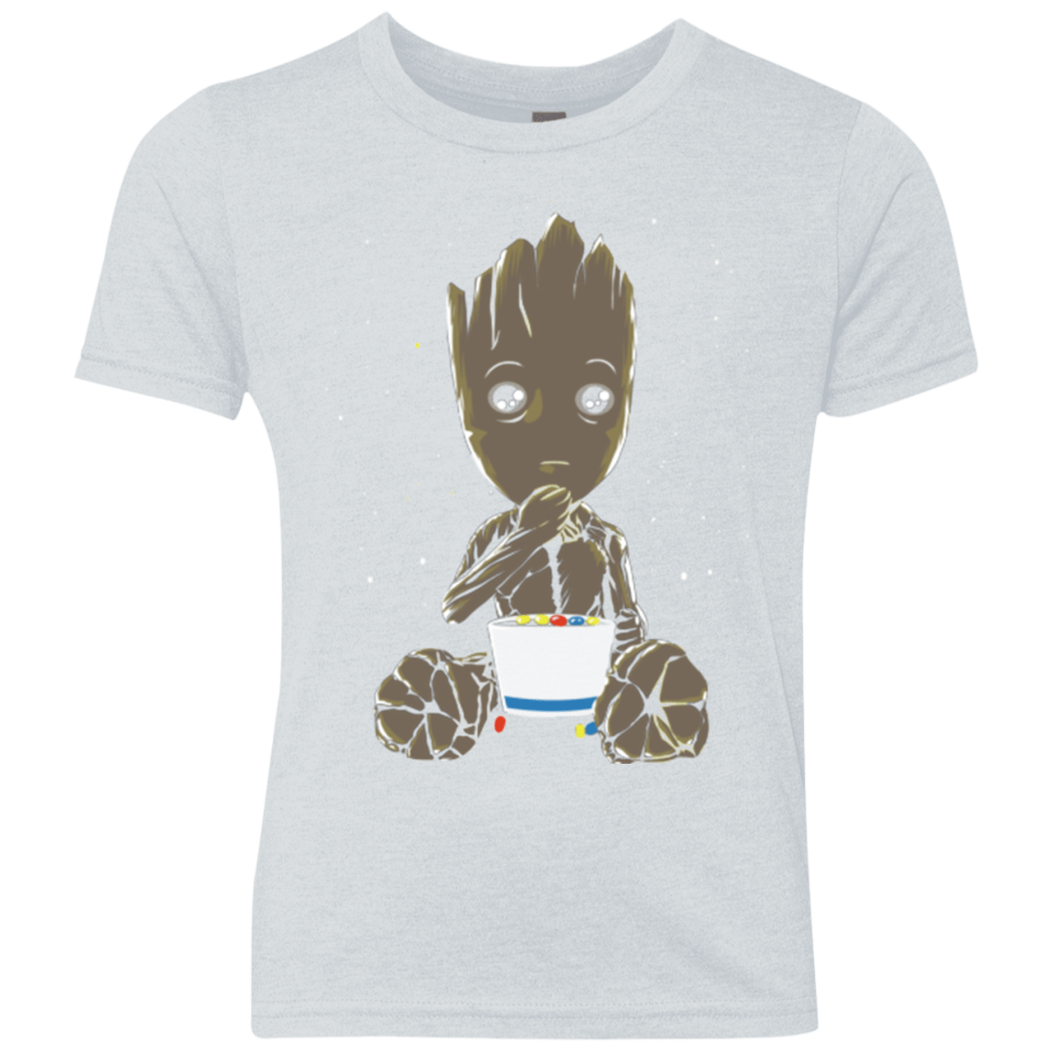 T-Shirts Heather White / YXS Eating Candies Youth Triblend T-Shirt