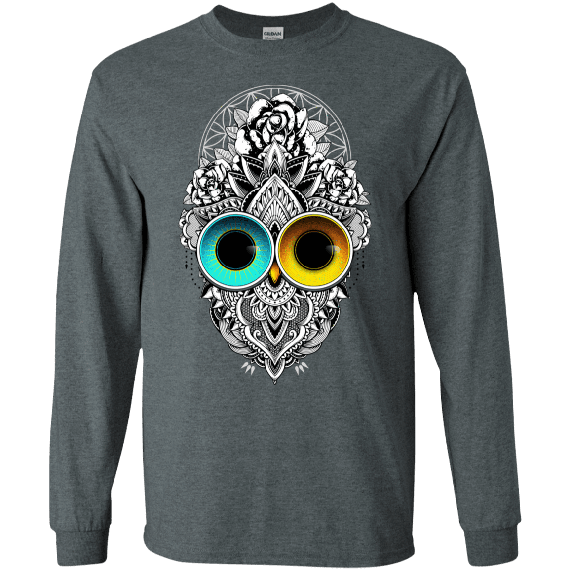T-Shirts Dark Heather / S Eclipse Men's Long Sleeve T-Shirt