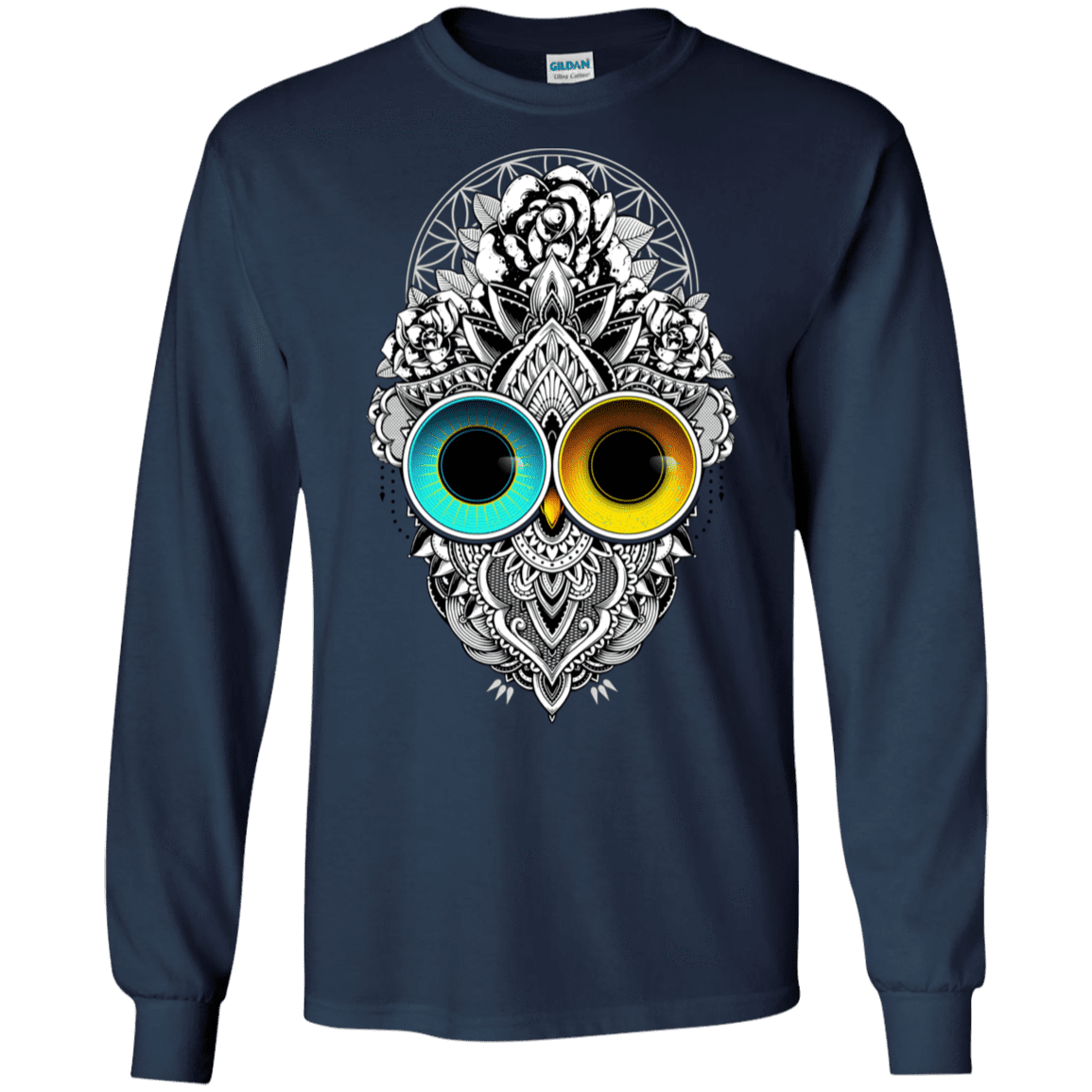 T-Shirts Navy / S Eclipse Men's Long Sleeve T-Shirt