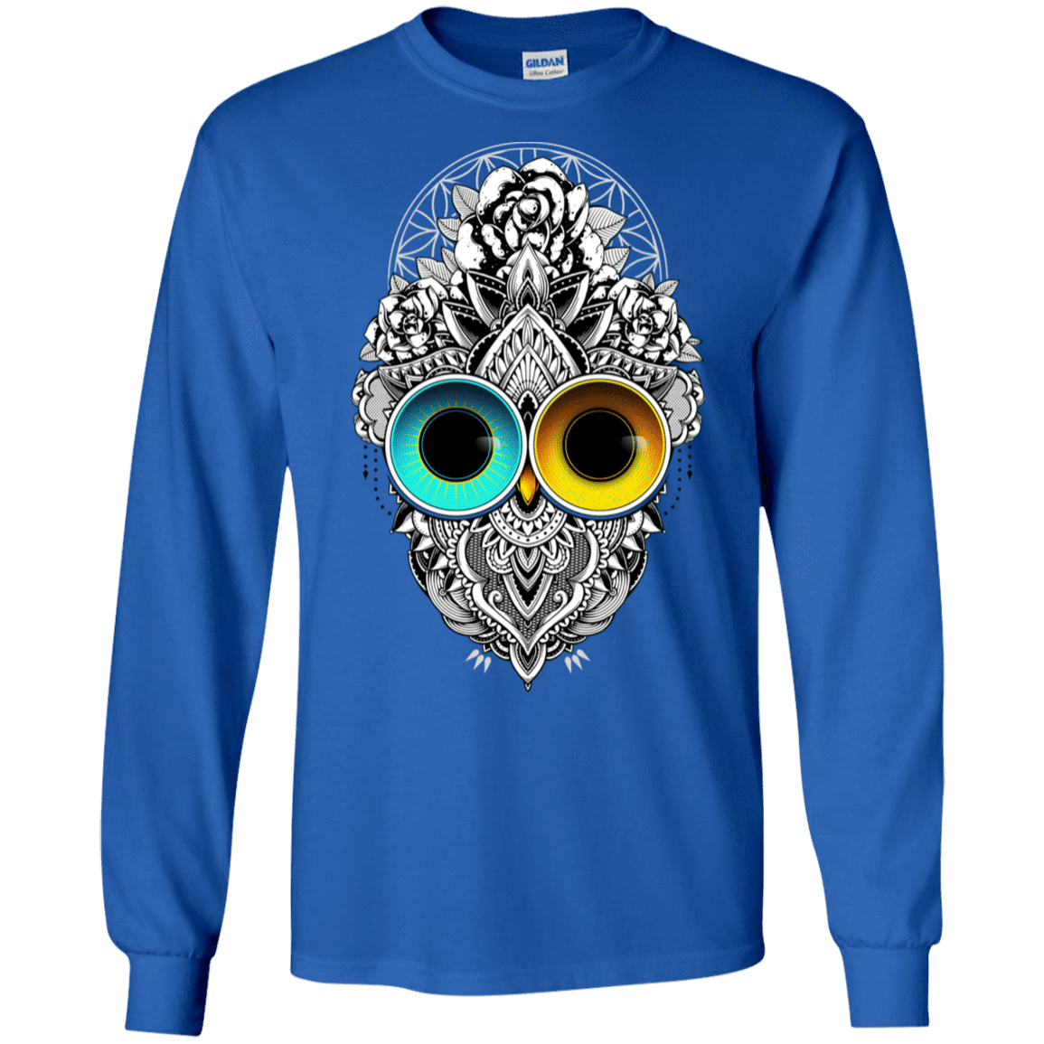 T-Shirts Royal / S Eclipse Men's Long Sleeve T-Shirt