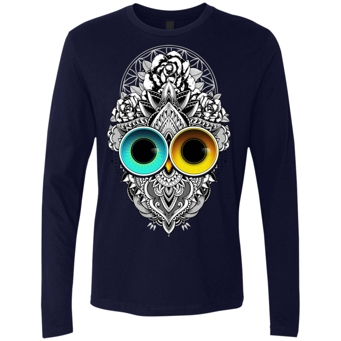 T-Shirts Midnight Navy / S Eclipse Men's Premium Long Sleeve