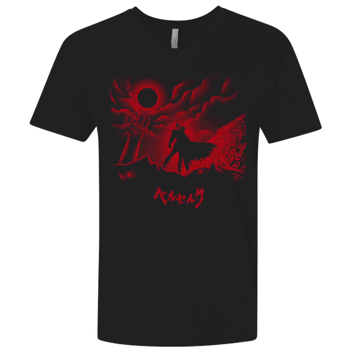 T-Shirts Black / X-Small Eclipse Men's Premium V-Neck