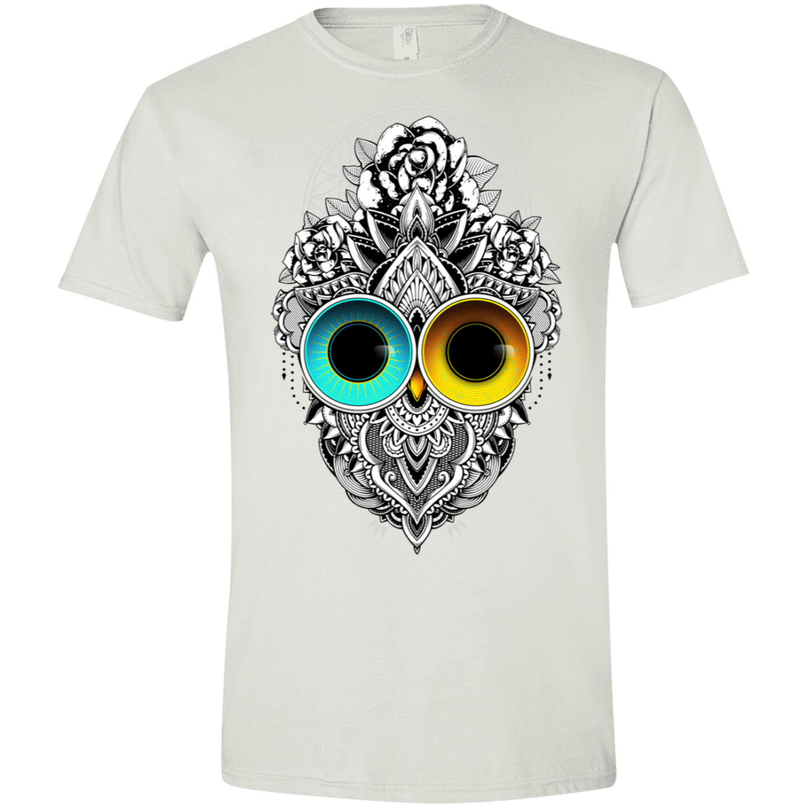 T-Shirts White / X-Small Eclipse Men's Semi-Fitted Softstyle