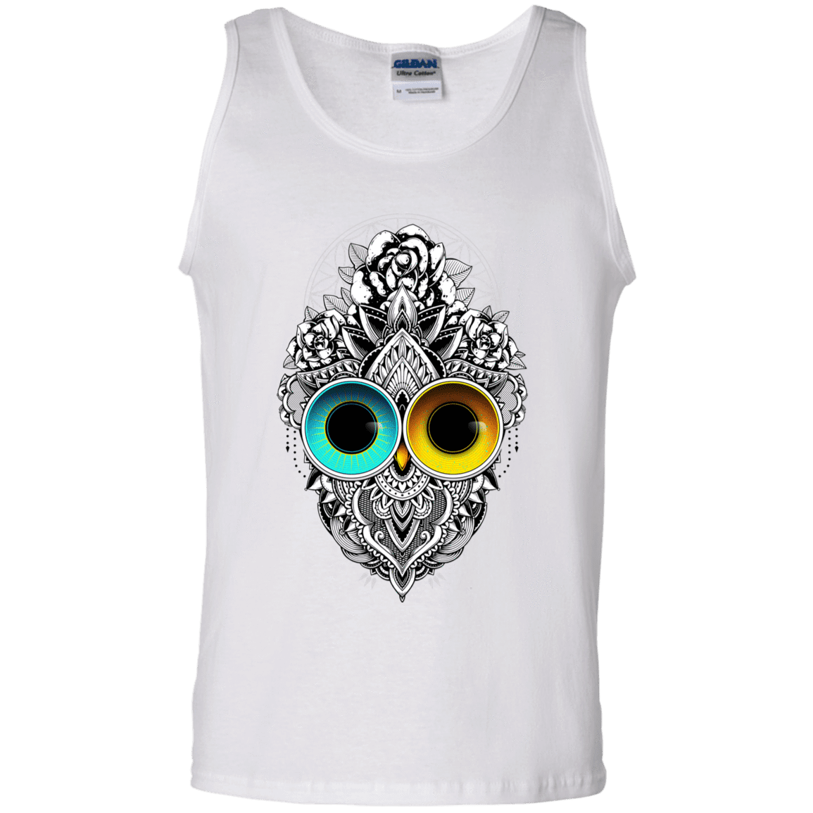 T-Shirts White / S Eclipse Men's Tank Top
