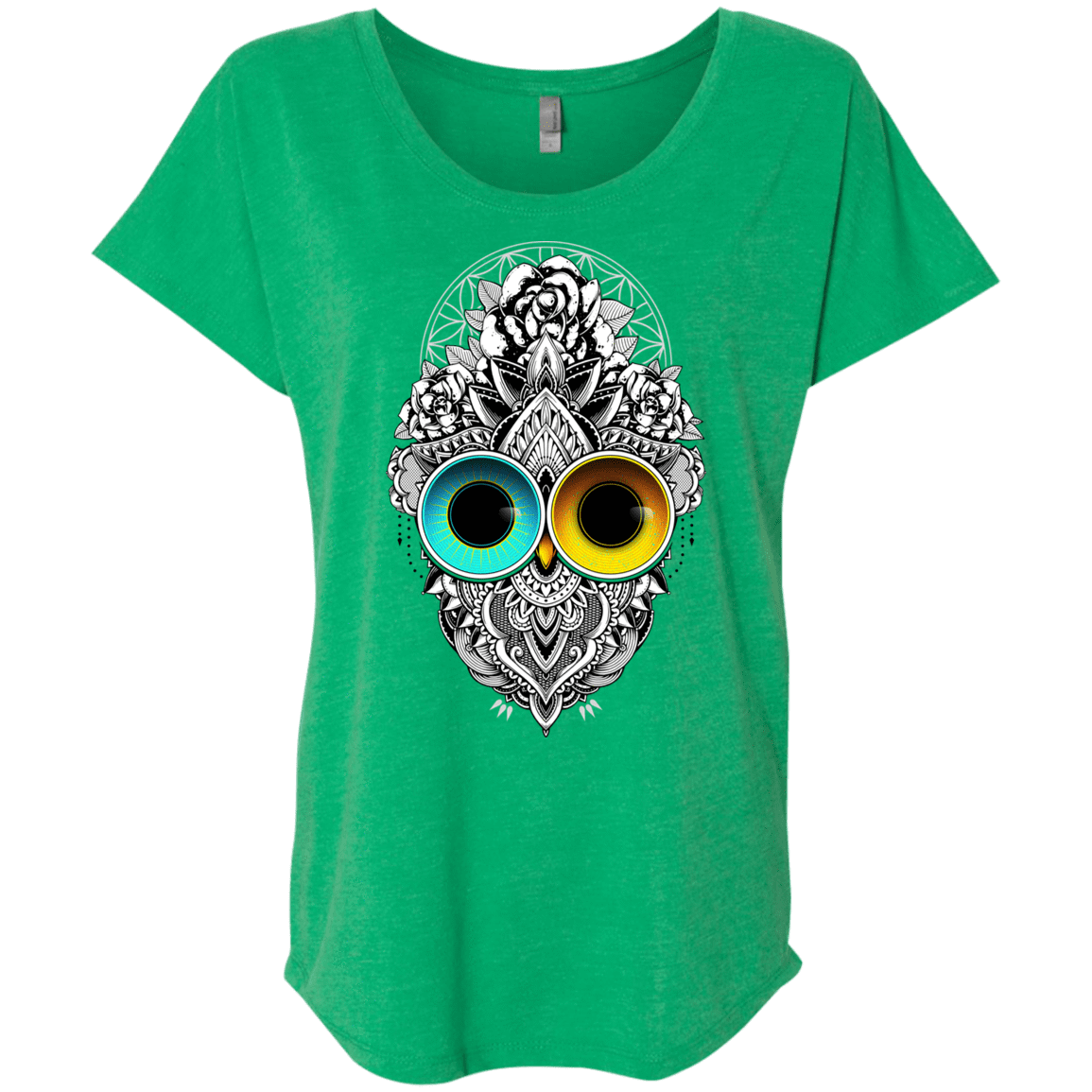 T-Shirts Envy / X-Small Eclipse Triblend Dolman Sleeve