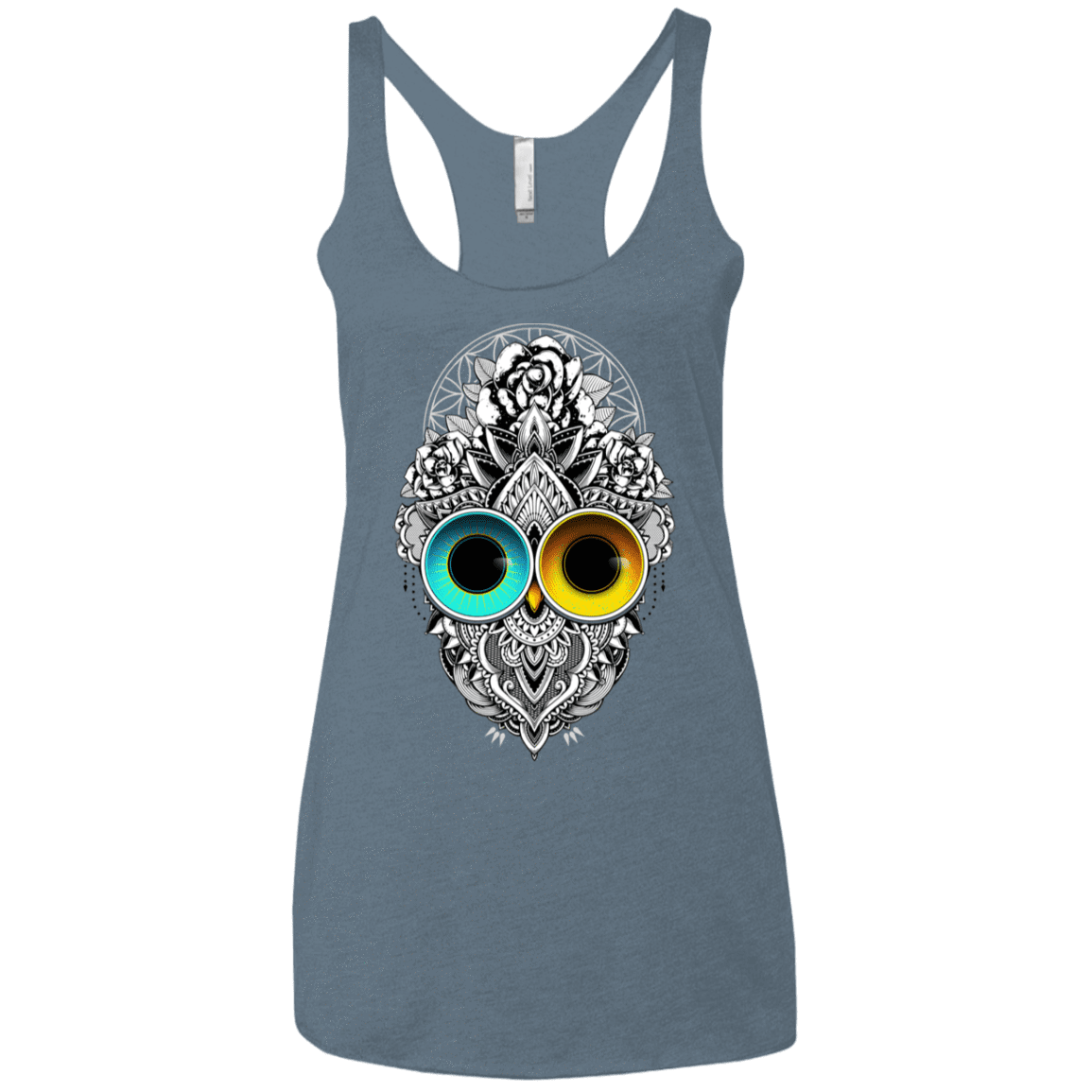 T-Shirts Indigo / X-Small Eclipse Women's Triblend Racerback Tank