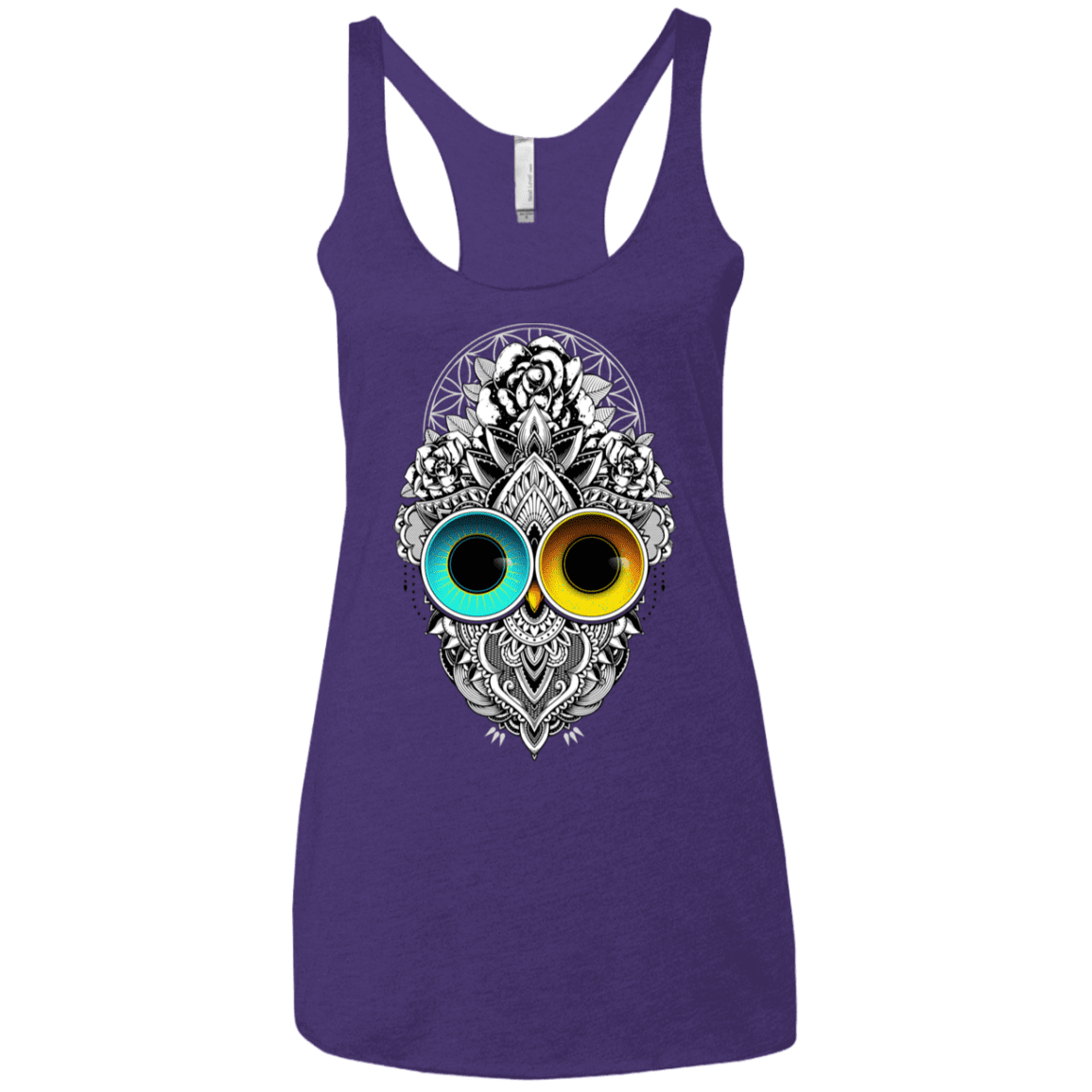 T-Shirts Purple Rush / X-Small Eclipse Women's Triblend Racerback Tank