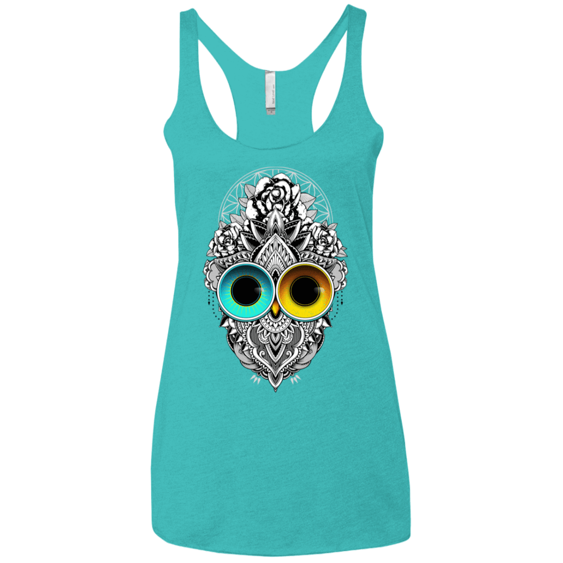 T-Shirts Tahiti Blue / X-Small Eclipse Women's Triblend Racerback Tank