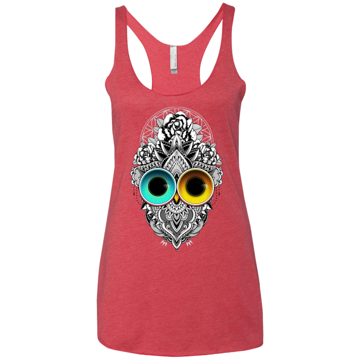 T-Shirts Vintage Red / X-Small Eclipse Women's Triblend Racerback Tank