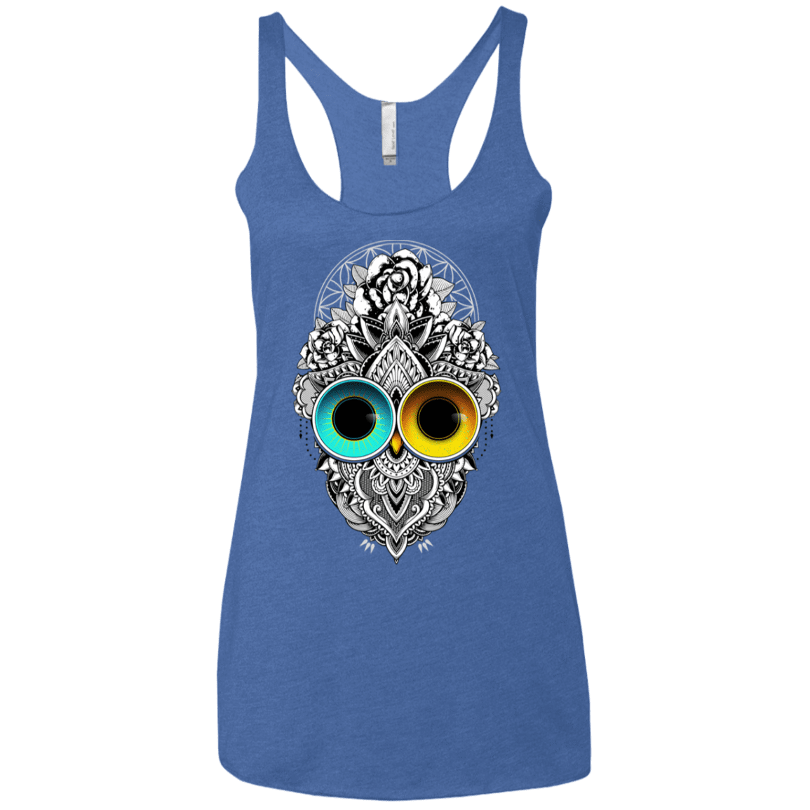 T-Shirts Vintage Royal / X-Small Eclipse Women's Triblend Racerback Tank