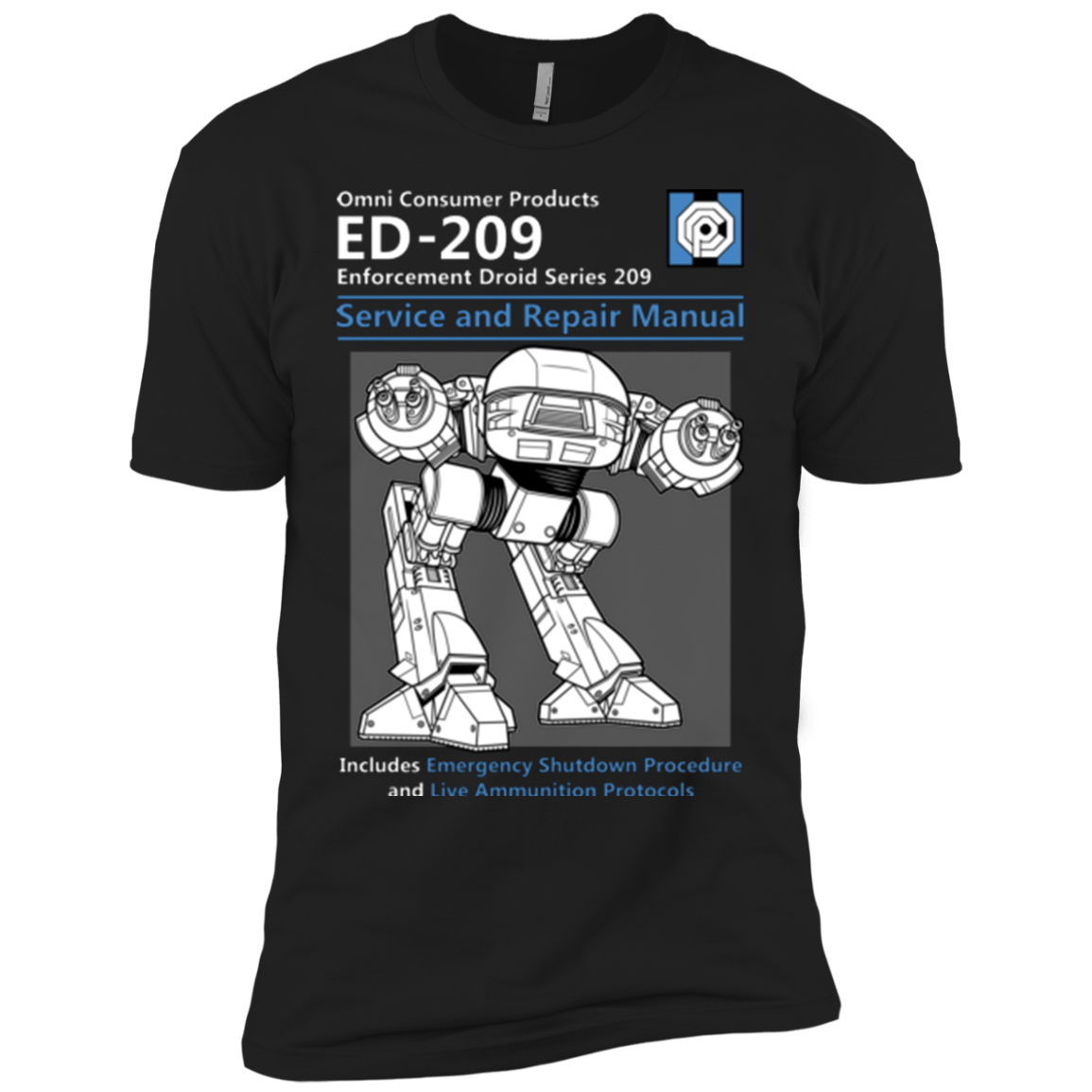 T-Shirts Black / YXS ED209 SERVICE & REPAIR MANUAL Boys Premium T-Shirt