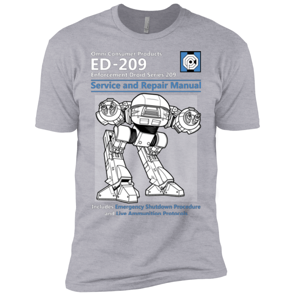 T-Shirts Heather Grey / YXS ED209 SERVICE & REPAIR MANUAL Boys Premium T-Shirt