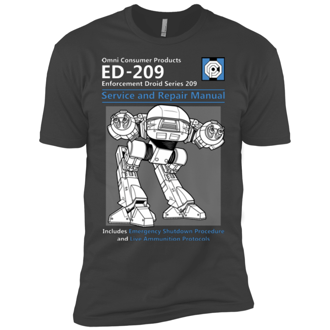 T-Shirts Heavy Metal / YXS ED209 SERVICE & REPAIR MANUAL Boys Premium T-Shirt