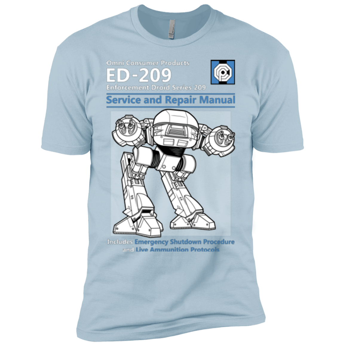 T-Shirts Light Blue / YXS ED209 SERVICE & REPAIR MANUAL Boys Premium T-Shirt
