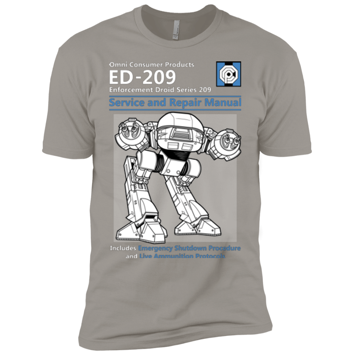 T-Shirts Light Grey / YXS ED209 SERVICE & REPAIR MANUAL Boys Premium T-Shirt