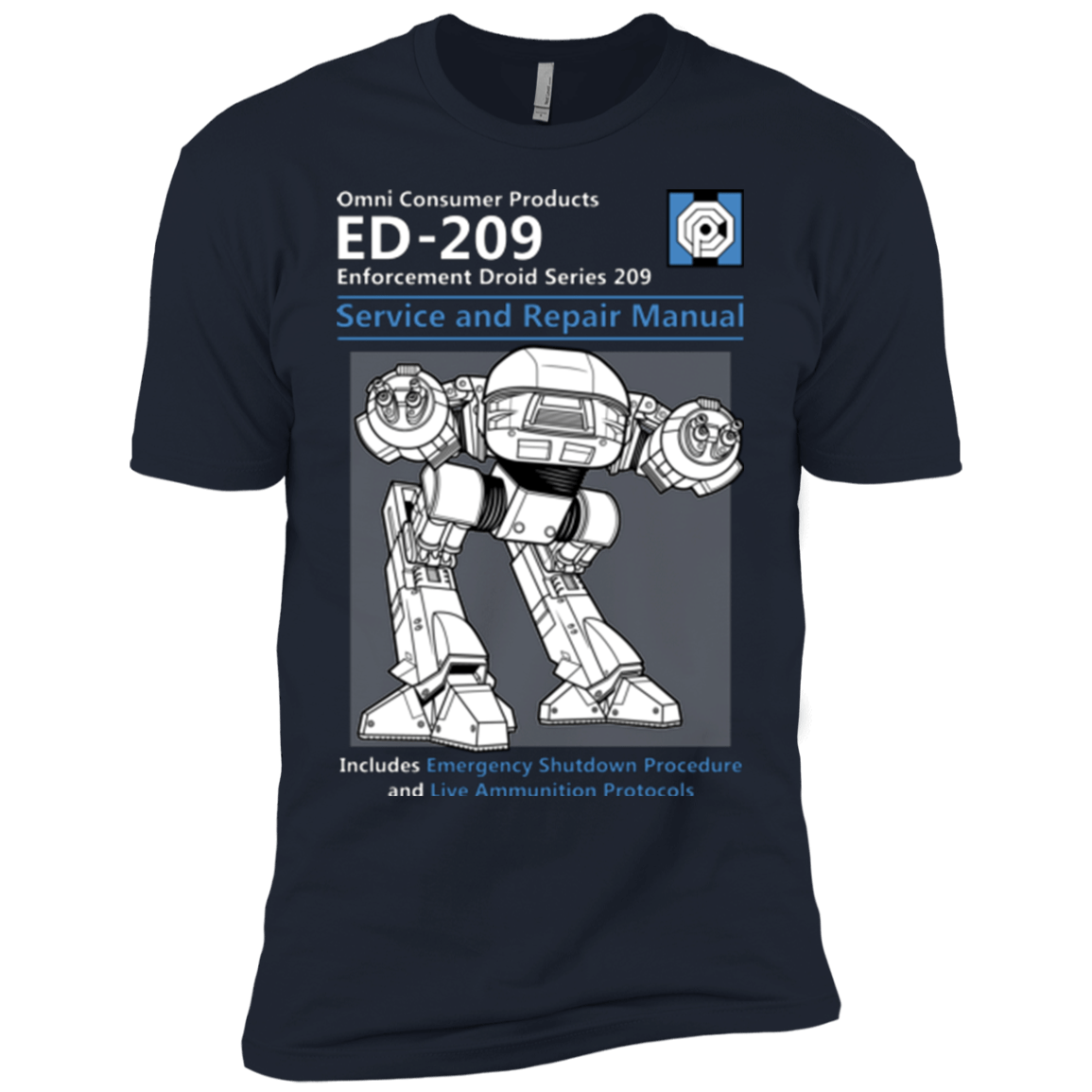 T-Shirts Midnight Navy / YXS ED209 SERVICE & REPAIR MANUAL Boys Premium T-Shirt