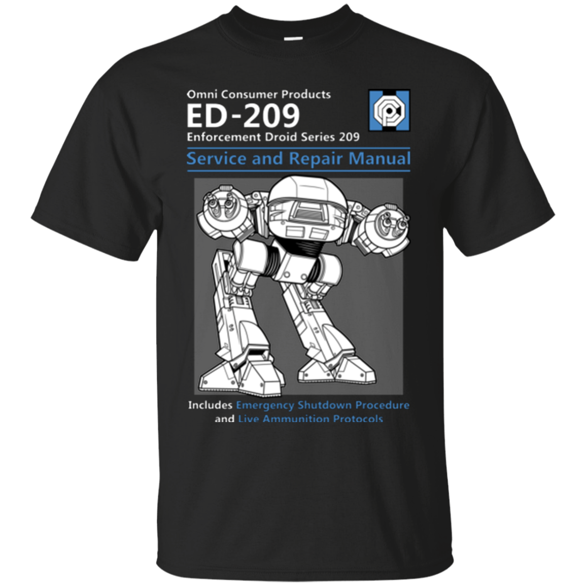 T-Shirts Black / Small ED209 SERVICE & REPAIR MANUAL T-Shirt