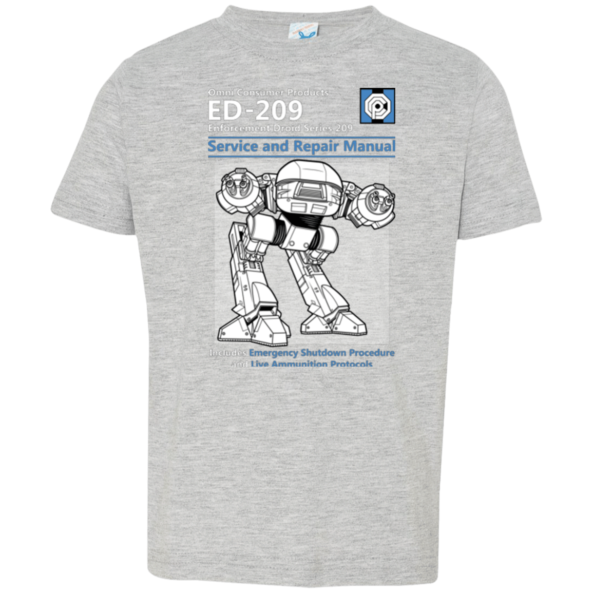 T-Shirts Heather / 2T ED209 SERVICE & REPAIR MANUAL Toddler Premium T-Shirt