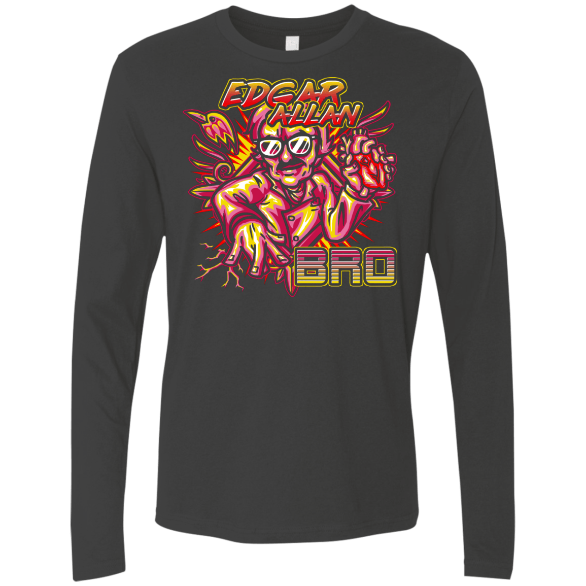 T-Shirts Heavy Metal / S Edgar Allan Bro Men's Premium Long Sleeve