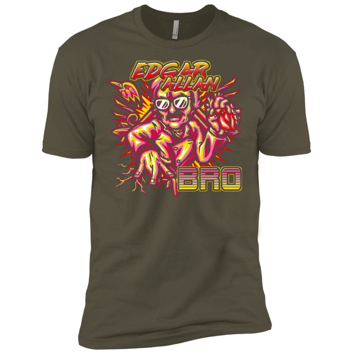 T-Shirts Military Green / X-Small Edgar Allan Bro Men's Premium T-Shirt