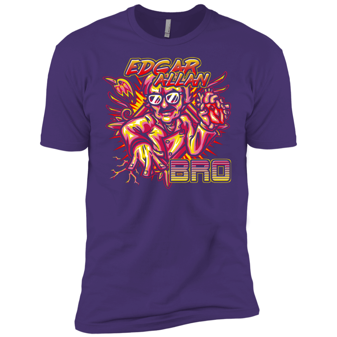 T-Shirts Purple Rush/ / X-Small Edgar Allan Bro Men's Premium T-Shirt