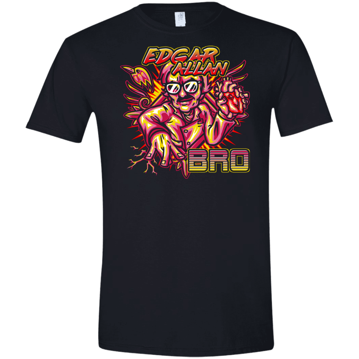 T-Shirts Black / X-Small Edgar Allan Bro Men's Semi-Fitted Softstyle