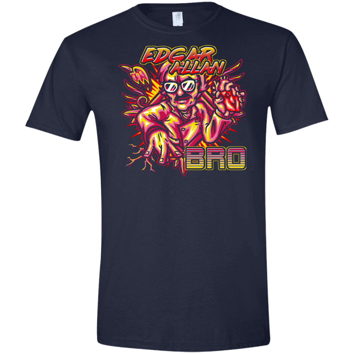 T-Shirts Navy / X-Small Edgar Allan Bro Men's Semi-Fitted Softstyle