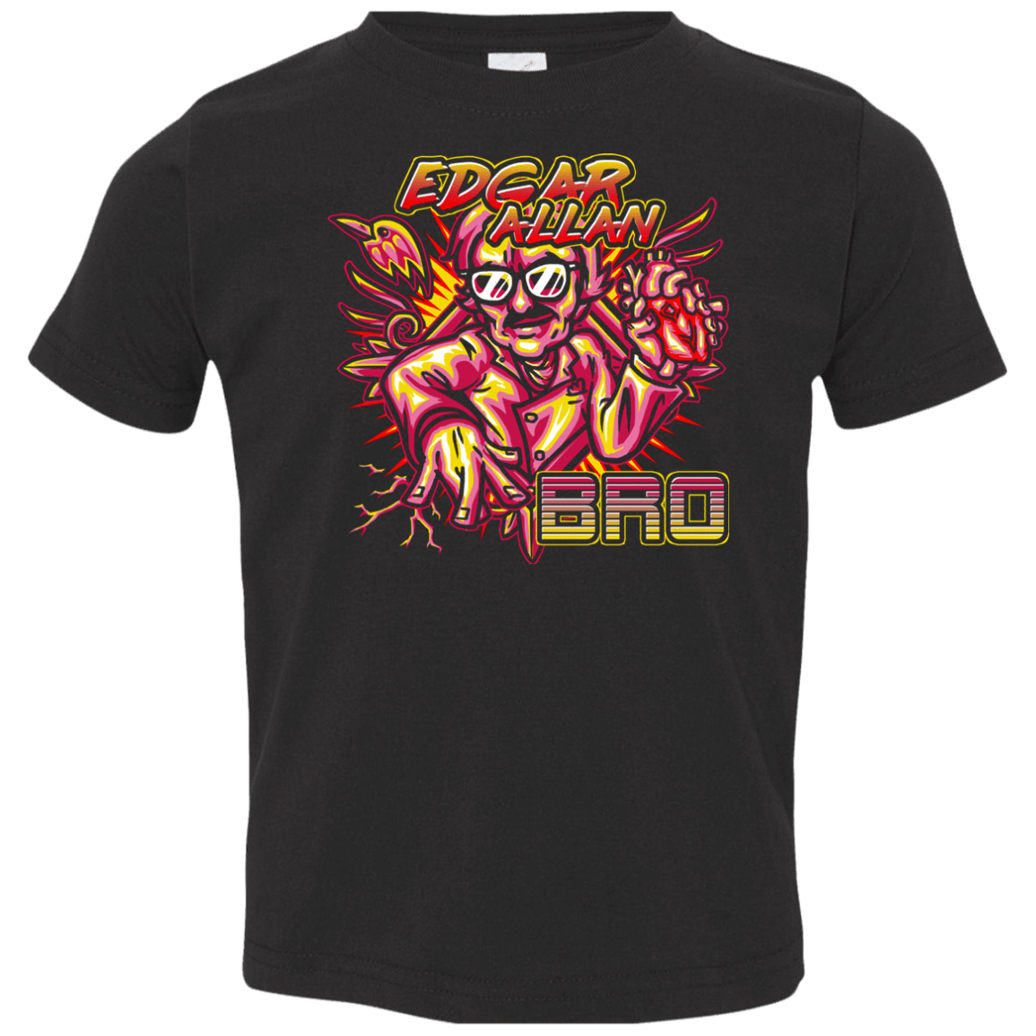 T-Shirts Black / 2T Edgar Allan Bro Toddler Premium T-Shirt