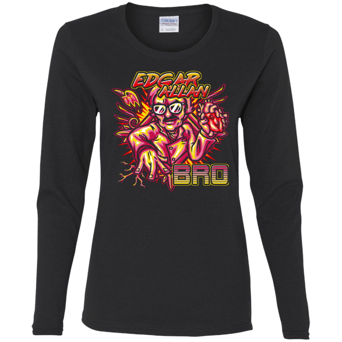 T-Shirts Black / S Edgar Allan Bro Women's Long Sleeve T-Shirt