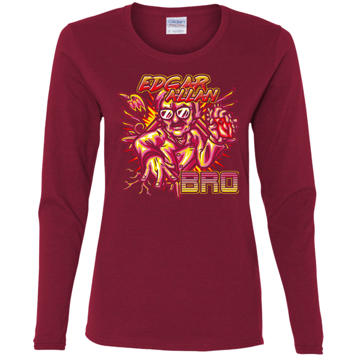 T-Shirts Cardinal / S Edgar Allan Bro Women's Long Sleeve T-Shirt