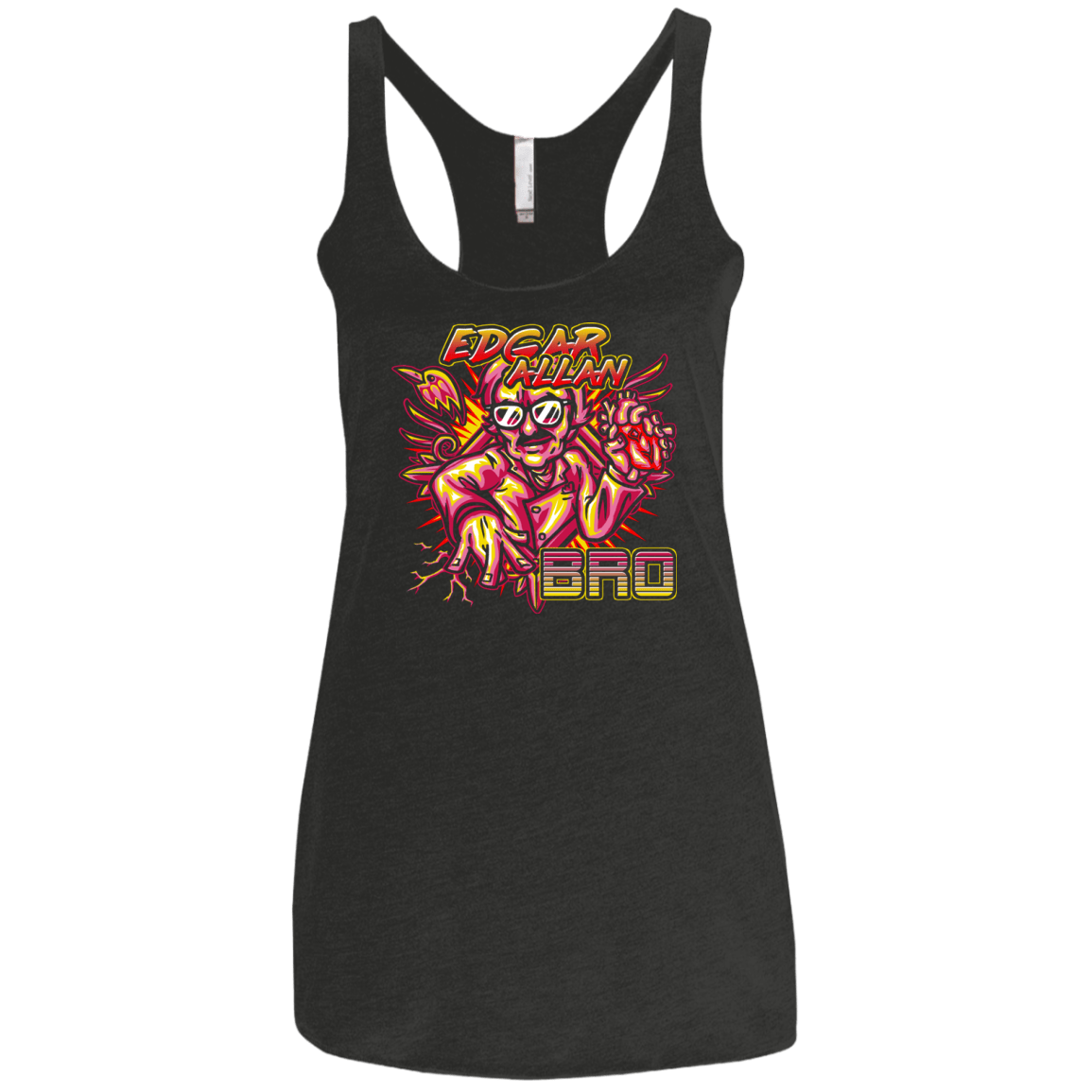Edgar Allan Bro Women's Triblend Racerback Tank