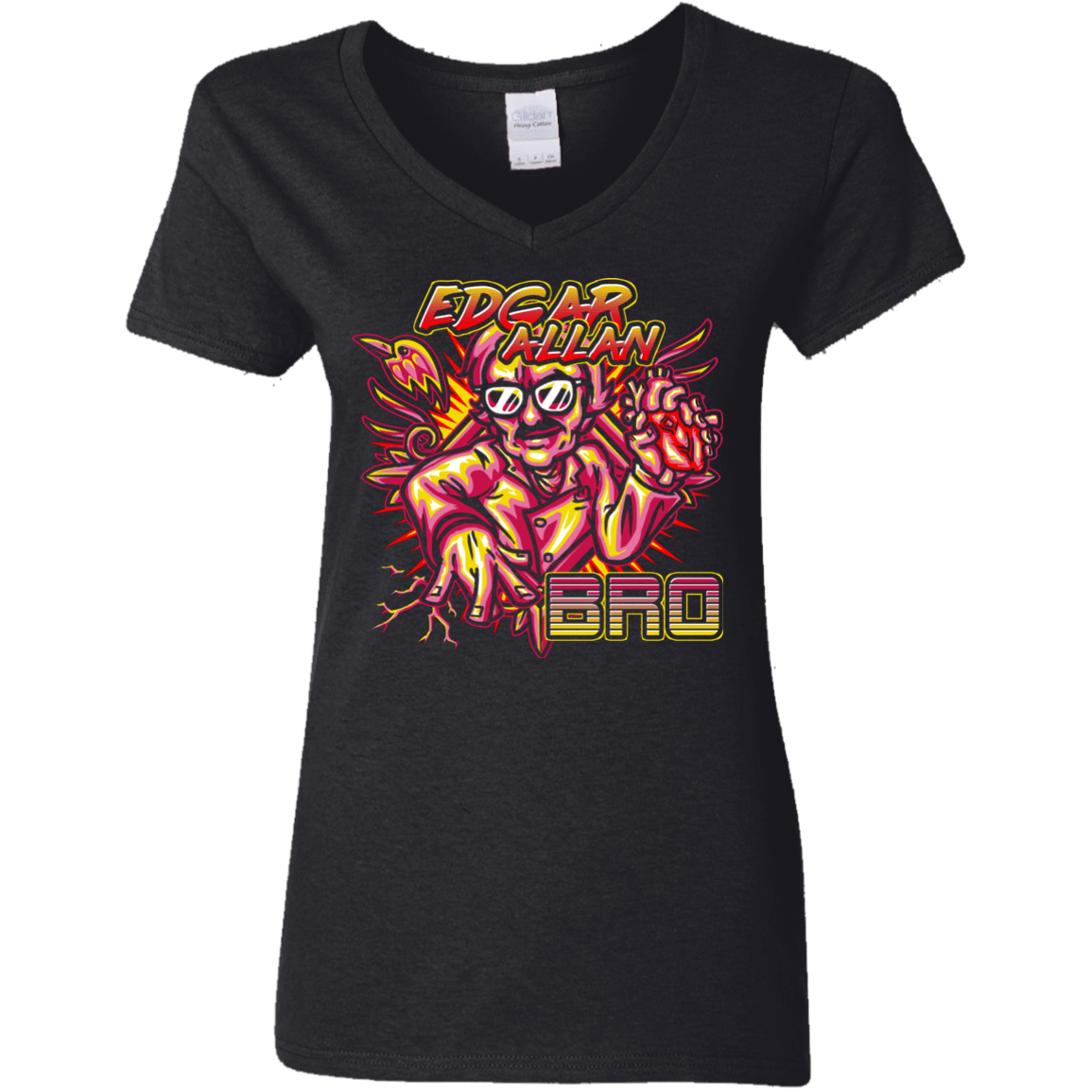 T-Shirts Black / S Edgar Allan Bro Women's V-Neck T-Shirt
