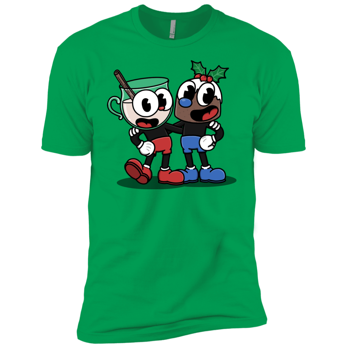 T-Shirts Kelly Green / YXS Eggnoghead and Puddingman Boys Premium T-Shirt