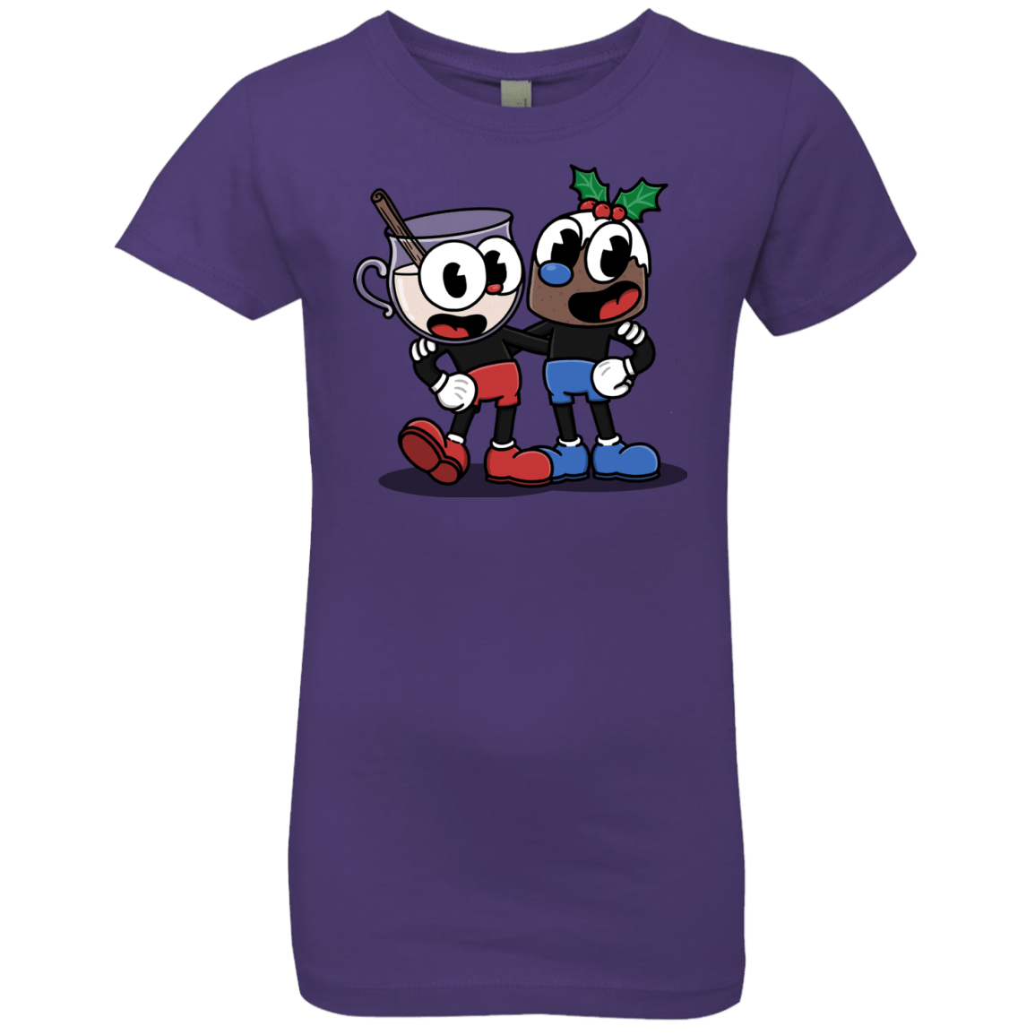 T-Shirts Purple Rush / YXS Eggnoghead and Puddingman Girls Premium T-Shirt